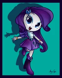 Size: 1200x1500 | Tagged: safe, artist:anggrc, derpibooru import, rarity, equestria girls, clothes, skirt, solo