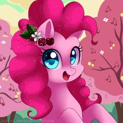 Size: 2222x2222 | Tagged: animated, artist:jacky-bunny, cute, derpibooru import, diapinkes, pinkie pie, safe, solo