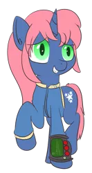 Size: 919x1721 | Tagged: artist:kimmychan1, derpibooru import, fallout equestria, fallout equestria: dirty deeds, oc, oc:nobbleykyle, safe, solo, unofficial characters only