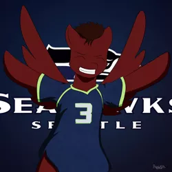 Size: 1532x1532 | Tagged: american football, artist:ruirik, derpibooru import, nfl, oc, safe, seahawks, seattle seahawks, unofficial characters only