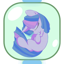 Size: 512x512 | Tagged: animated, anonymous artist, chamber, cute, derpibooru import, eyes closed, filly, filly twilight sparkle, floating, pony in a bottle, safe, science, solo, source needed, twilight sparkle