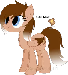 Size: 337x371 | Tagged: artist:dorky-oreo-pone, base used, derpibooru import, oc, oc:cinnamon toast, original species, plushie, plush pony, safe, solo, unofficial characters only