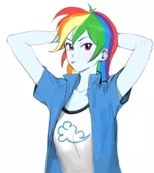 Size: 1640x1848 | Tagged: safe, artist:hasbrony, derpibooru import, rainbow dash, equestria girls, solo