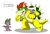 Size: 1340x900 | Tagged: safe, artist:koopa-master, derpibooru import, spike, bowser, crossover, image, png, spikeabuse, super mario bros., this will end in pain, this will end in tears and/or death