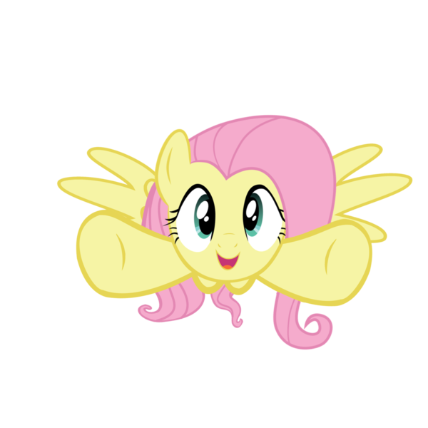 Size: 1900x1900 | Tagged: artist:kuren247, derpibooru import, fluttershy, flying, looking at you, safe, simple background, solo, transparent background, vector