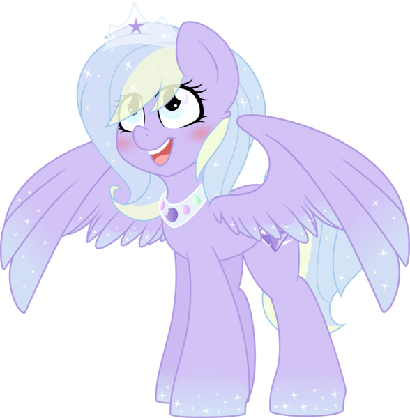 Size: 3290x3357 | Tagged: safe, artist:daydreamsyndrom, derpibooru import, oc, oc:glitter jewel, unofficial characters only, pegasus, pony, solo