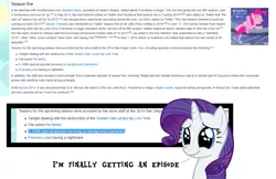 Size: 1100x714 | Tagged: background pony, background pony rarity, background pony strikes again, castle sweet castle, derpibooru import, downvote bait, op is a mallard, pinkie pie, rarity, safe, slice of life (episode), spoiler:s05, text