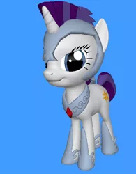 Size: 448x574 | Tagged: safe, derpibooru import, rarity, pony, unicorn, 3d, 3d pony creator, alternate universe, armor, female, heather dale, helmet, inspired by a song, jewelry, lyrics, mare, necklace, one of us, peytral, pony creator 3d, ponylumen, soldier, song reference, warrior