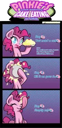 Size: 1433x2939 | Tagged: safe, artist:danmakuman, derpibooru import, pinkie pie, earth pony, pony, cake, comic, female, mare, solo, tutorial