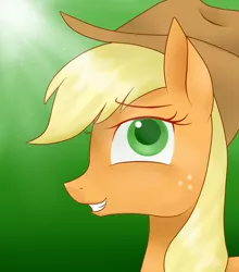 Size: 1024x1165 | Tagged: safe, artist:justbrohoof, derpibooru import, applejack, portrait, solo