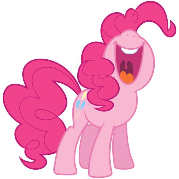 Size: 10000x10000 | Tagged: absurd resolution, artist:janocota, derpibooru import, nose in the air, open mouth, pinkie pie, safe, simple background, solo, transparent background, uvula, vector