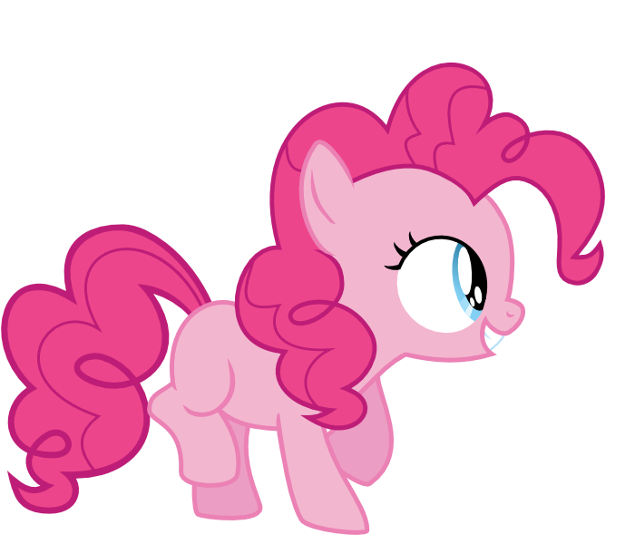 Size: 700x600 | Tagged: artist:s.guri, derpibooru import, filly, pinkie pie, safe, simple background, smiling, transparent background, vector