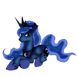 Size: 1280x1280 | Tagged: safe, artist:squiby-327, derpibooru import, princess luna, ask posey, ask, solo, tumblr