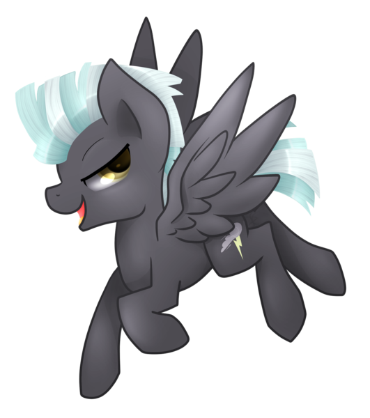 Size: 1487x1679 | Tagged: safe, artist:zmei-kira, derpibooru import, thunderlane, pegasus, pony, cute, male, simple background, solo, stallion, thunderbetes, transparent background