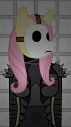 Size: 670x1191 | Tagged: anthro, artist:videogamehunter, crossover, darkside, derpibooru import, dollface, fluttershy, safe, twisted metal