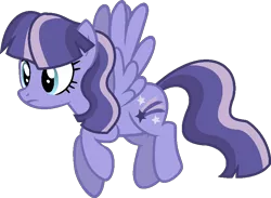 Size: 868x636 | Tagged: safe, artist:archerinblue, artist:fillivanilli, derpibooru import, oc, oc:milky way, unofficial characters only, pegasus, pony, female, mare, offspring, parent:flash sentry, parent:twilight sparkle, parents:flashlight