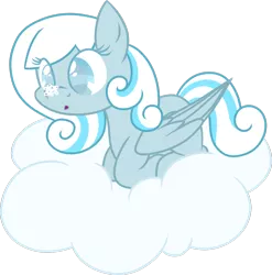 Size: 1600x1617 | Tagged: artist:frozenstar37615, cloud, cute, derpibooru import, oc, oc:snowdrop, safe, simple background, snow, snowbetes, snowflake, solo, transparent background, unofficial characters only