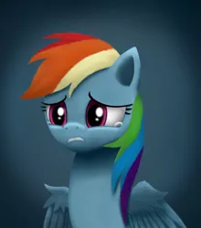 Size: 1800x2050 | Tagged: safe, artist:gennbu, derpibooru import, rainbow dash, crying