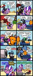 Size: 2000x4491 | Tagged: safe, artist:magerblutooth, derpibooru import, diamond tiara, oc, oc:dazzle, blastoise, cat, pony, comic:diamond and dazzle, achievement unlocked, animal crossing, bits, booties, bow, captain olimar, comic, crazy redd, desert, kirby, mario & luigi: superstar saga, market, mobile phone, money, phone, pokémon, popple, pride comes before a fall, spelunky, star fox, star fox adventures, thief, umbrella, video game