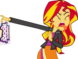 Size: 6646x5000 | Tagged: safe, derpibooru import, sunset shimmer, equestria girls, rainbow rocks, absurd resolution, background pony strikes again, disgusted, downvote bait, equestria girls drama, existential crisis, exploitable meme, irony, meme, shitposting, sunset is disgusted