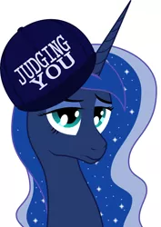 Size: 6073x8559 | Tagged: absurd resolution, artist:michdruch, derpibooru import, hat, judging, princess luna, safe, solo