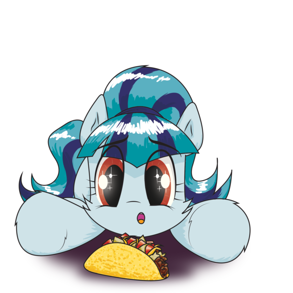 Size: 2000x2000 | Tagged: safe, artist:thegamefilmguruman, derpibooru import, sonata dusk, ponified, equestria girls, cute, equestria girls ponified, simple background, solo, sonatabetes, sonataco, taco, transparent background