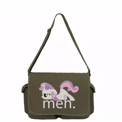 Size: 1000x1000 | Tagged: bag, derpibooru import, meh, messenger bag, official, safe, scootie belle, simple background, solo, sweetie belle, welovefine, white background