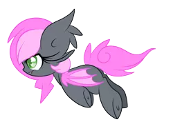 Size: 3500x2517 | Tagged: safe, artist:starlightlore, derpibooru import, oc, oc:heartbeat, unofficial characters only, bat pony, pony, female, filly, simple background, solo, transparent background