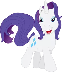 Size: 3000x3481 | Tagged: artist:theshadowstone, derpibooru import, g3, g4 to g3, generation leap, rarity, safe, simple background, solo, transparent background, vector