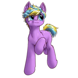 Size: 900x900 | Tagged: safe, artist:aphexangel, derpibooru import, oc, unofficial characters only, earth pony, pony, raised hoof, solo