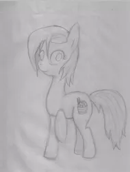 Size: 649x852 | Tagged: artist:szabobali, brain, derpibooru import, izombie, liv moore, monochrome, ponified, safe, sketch, solo, traditional art, zombie, zombie pony