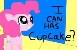 Size: 866x564 | Tagged: artist:darkcruisebronystyle, derpibooru import, lolcat, meme, ms paint, pinkie pie, safe, solo