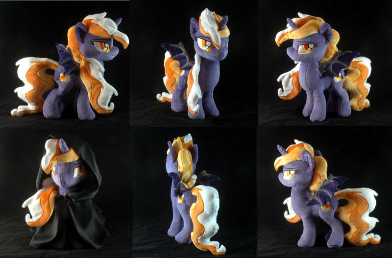 Size: 4642x3064 | Tagged: safe, artist:whiteheather, derpibooru import, oc, oc:candy corn, unofficial characters only, alicorn, bat pony, bat pony unicorn, pony, alicorn oc, irl, photo, plushie