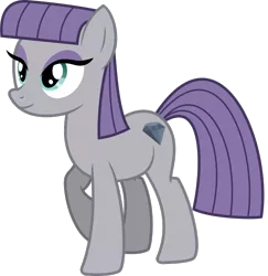 Size: 706x726 | Tagged: safe, artist:cheezedoodle96, derpibooru import, maud pie, pony, .svg available, female, mare, missing accessory, simple background, smiling, solo, svg, transparent background, vector, when she smiles, wrong cutie mark