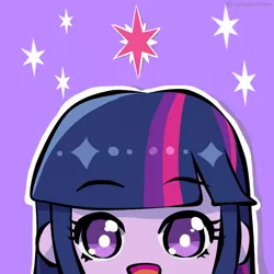 Size: 1024x1024 | Tagged: safe, artist:ayachiichan, derpibooru import, twilight sparkle, equestria girls, icon, no nose