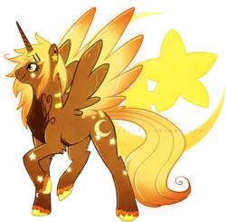 Size: 745x731 | Tagged: safe, artist:kingneroche, derpibooru import, oc, oc:firefly, unofficial characters only, alicorn, pony, alicorn oc, solo