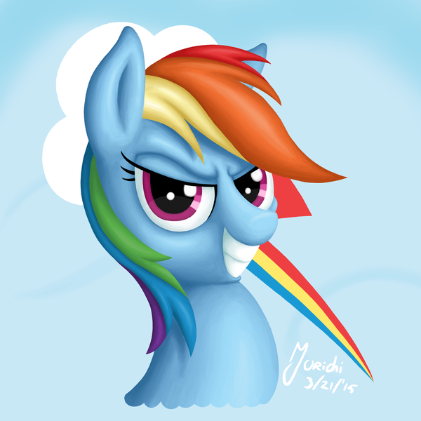 Safe Artist Jorichi Derpibooru Import Rainbow Dash Pegasus Pony Bust Digital