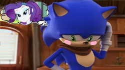 Size: 1024x576 | Tagged: safe, derpibooru import, edit, edited screencap, screencap, rarity, equestria girls, rainbow rocks, blushing, copy and paste, crossover, sonic boom, sonic the hedgehog, sonic the hedgehog (series), thinking, thought bubble