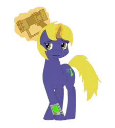 Size: 848x943 | Tagged: safe, artist:elvis-lopez, artist:wildfirethesmug, derpibooru import, oc, oc:golden riversong, unofficial characters only, pony, unicorn, fallout equestria, fallout equestria: hidden enemies, cutie mark, energy weapon, female, glowing horn, horn, laser pistol, levitation, magic, magical energy weapon, mare, pipbuck, simple background, telekinesis, transparent background