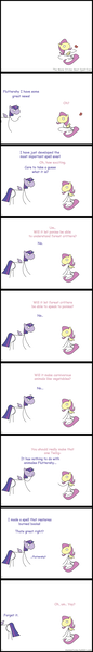 Size: 938x6561 | Tagged: artist:liracrown, butterfly, comic, derpibooru import, fluttershy, safe, stick figure, stickmare, stick pony, text, the mane sticks, tumblr, tumblr comic, twilight sparkle, twilight sparkle (alicorn)