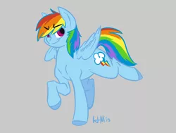 Size: 1276x965 | Tagged: artist:hobbsmeerkat, derpibooru import, rainbow dash, safe, solo