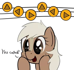 Size: 952x902 | Tagged: safe, artist:lux, derpibooru import, ponified, earth pony, pony, cute, epona, epona's song, eponadorable, female, mare, open mouth, smiling, solo, squishy cheeks, the legend of zelda