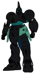 Size: 540x1000 | Tagged: safe, artist:combatkaiser, derpibooru import, edit, queen chrysalis, changeling, ccms-03 bugu, crossover, g-saviour, mobile suit, recolor, simple background, transparent background