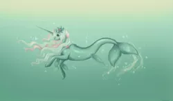 Size: 1165x686 | Tagged: artist:january-joy, derpibooru import, g1, merpony, safe, seaflower, species swap