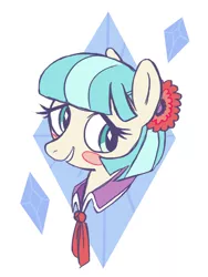 Size: 600x800 | Tagged: artist:toodles3702, blushing, coco pommel, derpibooru import, portrait, safe, solo