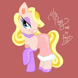 Size: 551x551 | Tagged: artist:favius, derpibooru import, miss piggy, ponified, safe, solo, the muppets
