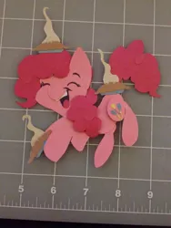 Size: 960x1280 | Tagged: artist:gopherfrog, cutout, derpibooru import, paper, papercraft, pi, pie, pinkie pie, safe