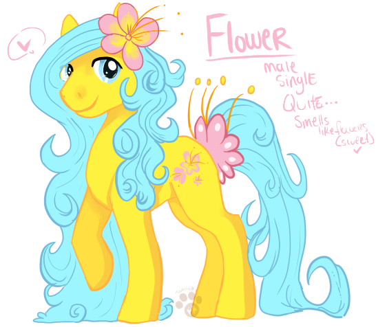 Size: 546x476 | Tagged: artist:tomocreations, derpibooru import, flowerbutt ponyes, oc, oc:flower, safe, unofficial characters only