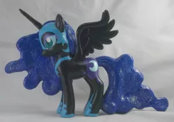 Size: 3841x2705 | Tagged: safe, artist:gryphyn-bloodheart, derpibooru import, nightmare moon, princess luna, alicorn, pony, season 1, commission, custom, design a pony, design-a-pony, irl, photo, princess, solo, toy