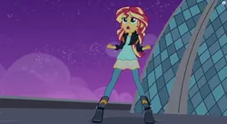 Size: 1260x692 | Tagged: safe, derpibooru import, screencap, sunset shimmer, equestria girls, my past is not today, solo